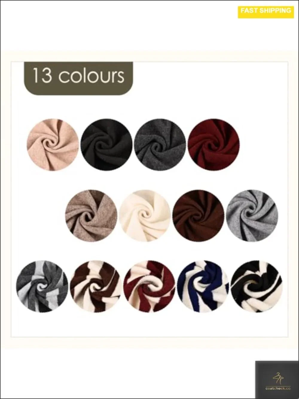 Knitted Triangle Shawl Wrap Scarf Soft Cashmere Blend Warm Winter